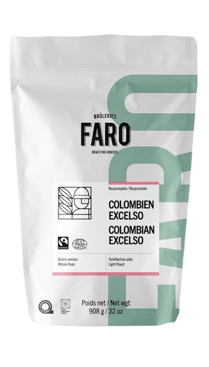 COLOMBIAN EXCELSO FAIRTRADE & ORGANIC (2LB) Coffee Whole Bean