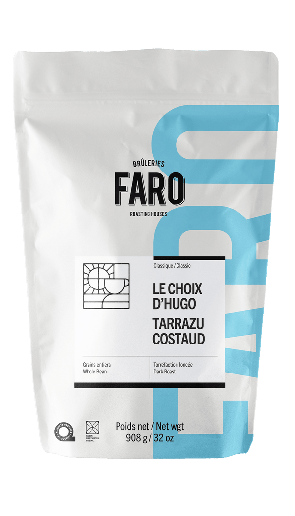 HUGO'S CHOICE, THE "TARRAZU COSTAUD" DARK ROAST (2LB) Coffee