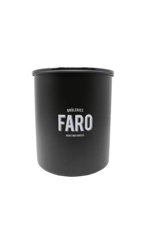 COFFEE CONTAINER - AIRSCAPE FARO 1KG - GALVANIZED STEEL Accessories Black