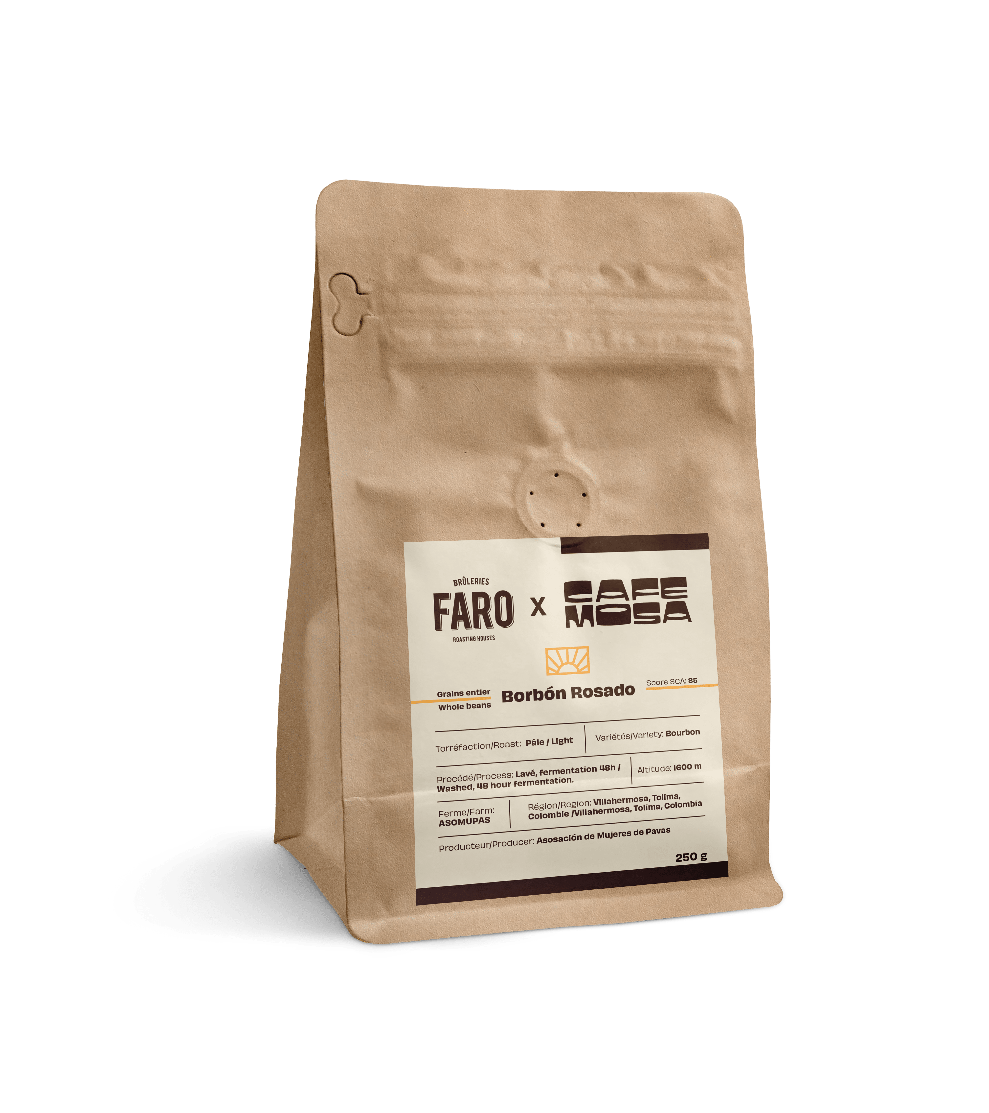 Borbon Rosado - Faro X Cafe Mosa