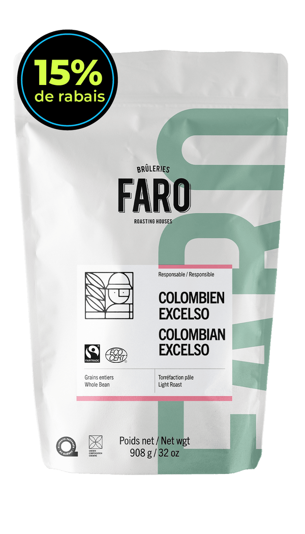 COLOMBIAN EXCELSO FAIRTRADE & ORGANIC (2LB) Coffee 