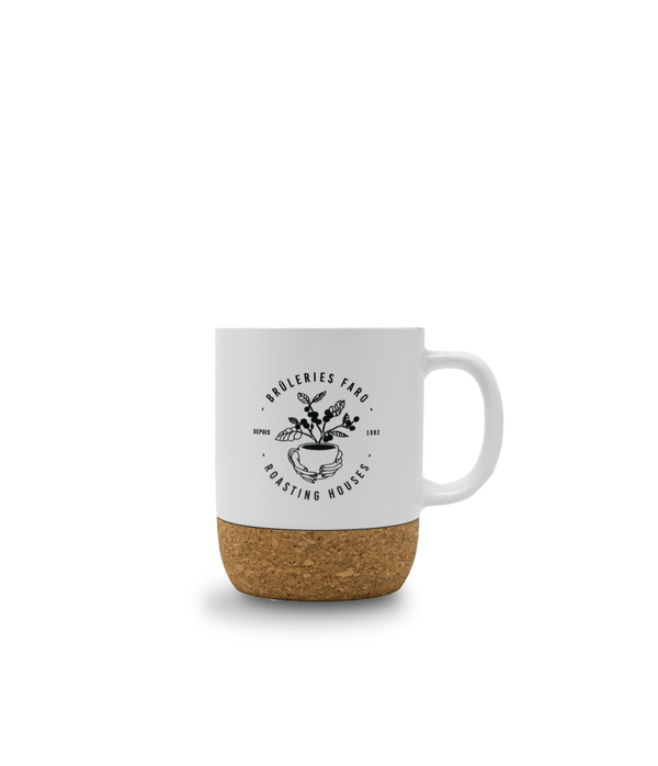 FARO CERAMIC CUP WITH CORK BASE Accessories 